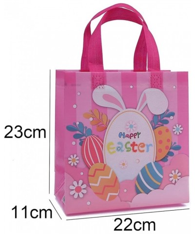 4pcs Easter Egg & Rabbit Pattern Gift Bag 1 Count (Pack of 1) Multicolor $16.48 Handbags