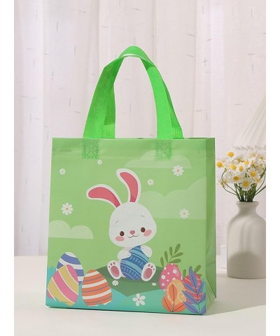 4pcs Easter Egg & Rabbit Pattern Gift Bag 1 Count (Pack of 1) Multicolor $16.48 Handbags