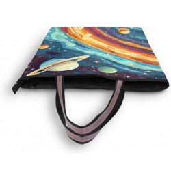 Women Tote Bags Space Planet Galaxy Top Handle Satchel Handbags Shoulder Bag for Shopping 20853754 $10.50 Totes