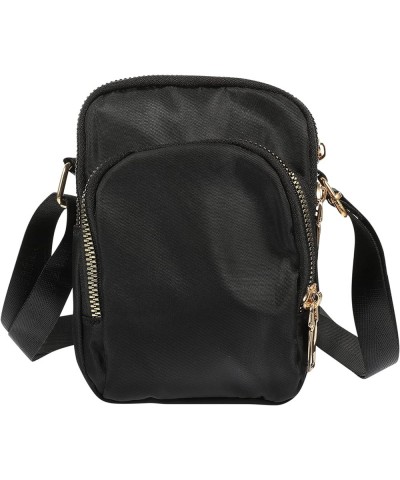 Ladies Casual Shoulder Bag Portable Waterproof Mini Crossbody Bag Small Shoulder Bag Black $9.39 Shoulder Bags