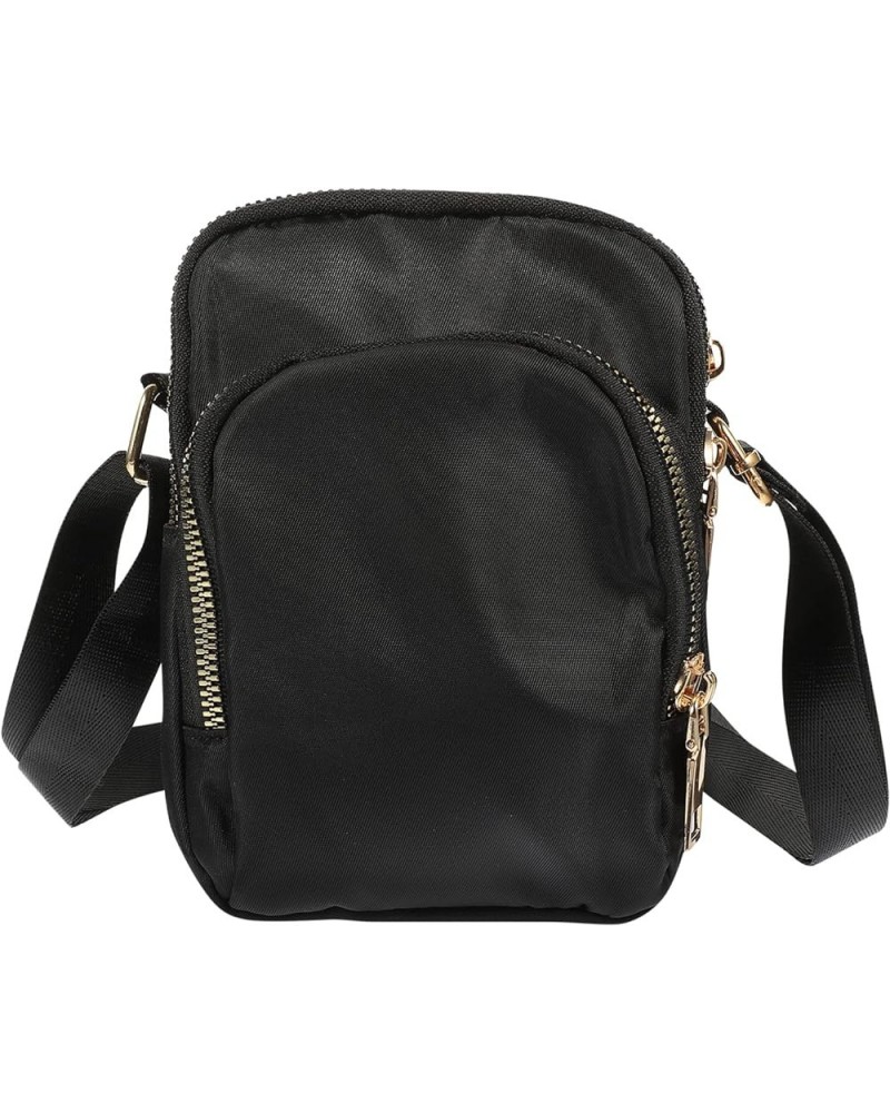 Ladies Casual Shoulder Bag Portable Waterproof Mini Crossbody Bag Small Shoulder Bag Black $9.39 Shoulder Bags