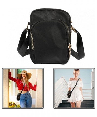 Ladies Casual Shoulder Bag Portable Waterproof Mini Crossbody Bag Small Shoulder Bag Black $9.39 Shoulder Bags