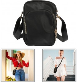 Ladies Casual Shoulder Bag Portable Waterproof Mini Crossbody Bag Small Shoulder Bag Black $9.39 Shoulder Bags