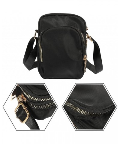 Ladies Casual Shoulder Bag Portable Waterproof Mini Crossbody Bag Small Shoulder Bag Black $9.39 Shoulder Bags