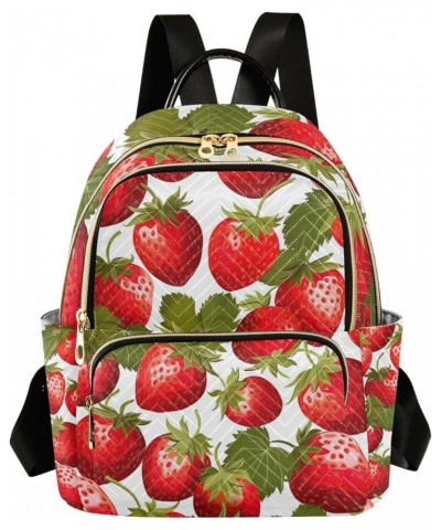 Strawberry Women Fashion Backpacks, Womans Travel Backpack, Summer Backpack, M Strawberry-1 Medium $15.19 Backpacks