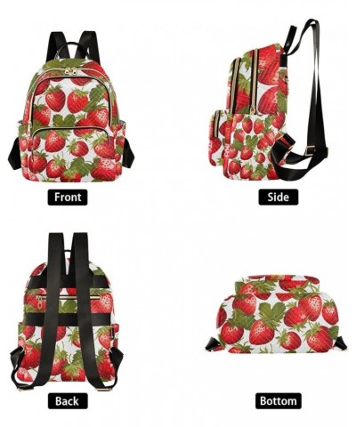 Strawberry Women Fashion Backpacks, Womans Travel Backpack, Summer Backpack, M Strawberry-1 Medium $15.19 Backpacks