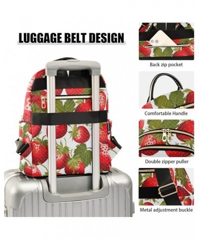 Strawberry Women Fashion Backpacks, Womans Travel Backpack, Summer Backpack, M Strawberry-1 Medium $15.19 Backpacks