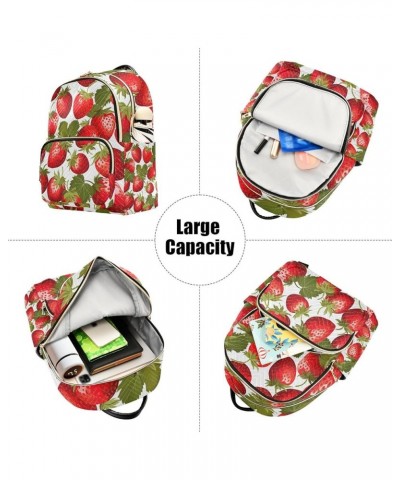 Strawberry Women Fashion Backpacks, Womans Travel Backpack, Summer Backpack, M Strawberry-1 Medium $15.19 Backpacks