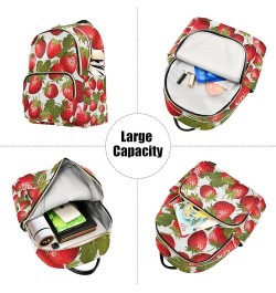 Strawberry Women Fashion Backpacks, Womans Travel Backpack, Summer Backpack, M Strawberry-1 Medium $15.19 Backpacks