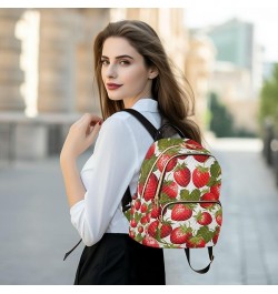 Strawberry Women Fashion Backpacks, Womans Travel Backpack, Summer Backpack, M Strawberry-1 Medium $15.19 Backpacks