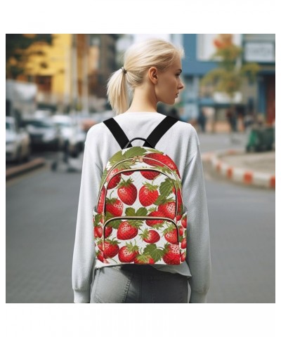 Strawberry Women Fashion Backpacks, Womans Travel Backpack, Summer Backpack, M Strawberry-1 Medium $15.19 Backpacks