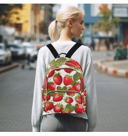 Strawberry Women Fashion Backpacks, Womans Travel Backpack, Summer Backpack, M Strawberry-1 Medium $15.19 Backpacks