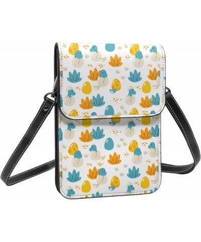 Womens Crossbody Bags Rabbit Pattern Phone Bag Wallet Purses Adjustable Strap Dinosaur Pattern $15.41 Crossbody Bags