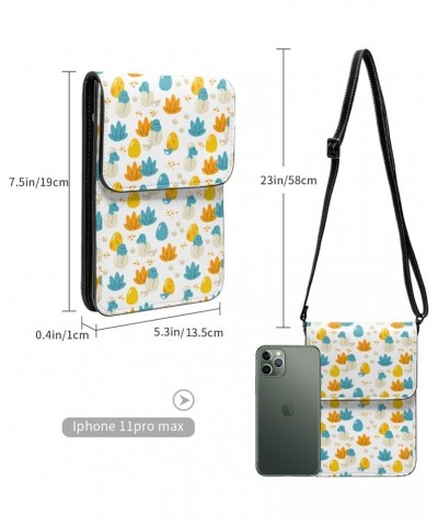 Womens Crossbody Bags Rabbit Pattern Phone Bag Wallet Purses Adjustable Strap Dinosaur Pattern $15.41 Crossbody Bags