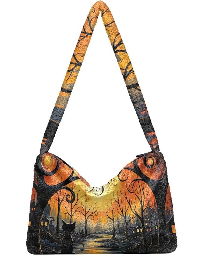 Halloween in the Style of Whimsical Women's Shoulder Bag, Shoulder Bags for Women, Womens Outdoor Bag Halloween in the Style ...