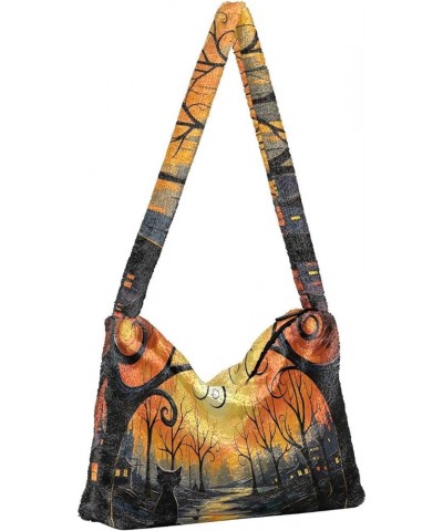 Halloween in the Style of Whimsical Women's Shoulder Bag, Shoulder Bags for Women, Womens Outdoor Bag Halloween in the Style ...