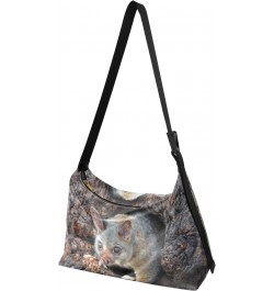 Cute Possum Hobo Crossbody Bags for Women Leather Large Shoulder Bag Cross Body Describe Trendy Womens Tote Bags Handbag for ...