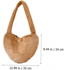 Decorative Crossbody Bag plush crossbody bag handbag Miss Tote Messenger Shoulder Bags fluffy Heart Bun tote bag bags heart s...