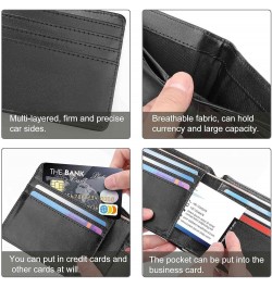 Wallets for Men Bosnia and Herzegovina Flag Bifold Leather Pocket Wallet Short Purse Personality Fashion Card Holders Style-8...