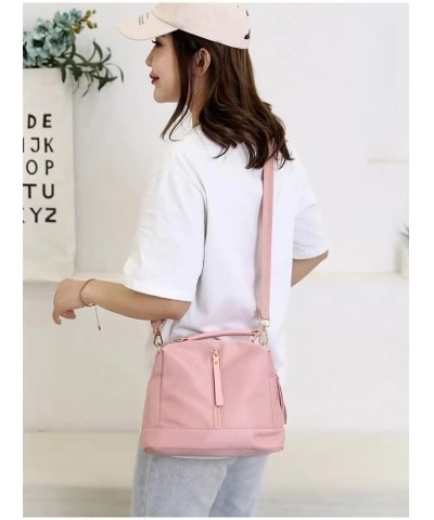 Large Crossbody Purse Bag for Women Shoulder Bag Multi Pocket Zipper Purse,Trendy Design Handbags, Hobo Bags Pink $16.04 Hobo...