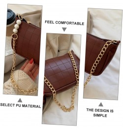 3 Pcs Underarm Bag Cross Body Purses for Women Leather Purse Womans Purse Leather Wallet Single Shoulder Tote Shopping Tote L...