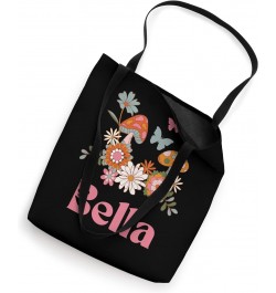 Bella Personalized Name Groovy Cottagecore Mushrooms Tote Bag $13.67 Totes