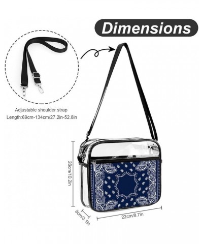 Clear Shoulder Handbag Fashion Waterproof Shoulder Bag With Adjustable Strap Color68 $16.77 Totes