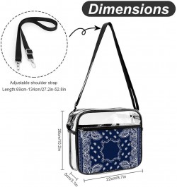 Clear Shoulder Handbag Fashion Waterproof Shoulder Bag With Adjustable Strap Color68 $16.77 Totes