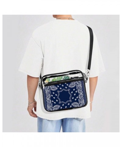 Clear Shoulder Handbag Fashion Waterproof Shoulder Bag With Adjustable Strap Color68 $16.77 Totes