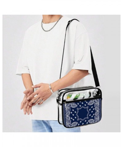 Clear Shoulder Handbag Fashion Waterproof Shoulder Bag With Adjustable Strap Color68 $16.77 Totes