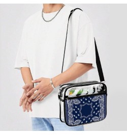 Clear Shoulder Handbag Fashion Waterproof Shoulder Bag With Adjustable Strap Color68 $16.77 Totes