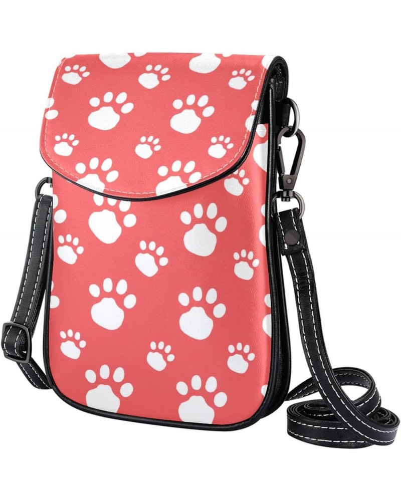 Crossbody Bags for Women,Crossbody Bag Men,Small Sling Bag,Animal Paw Print Pattern Wild Animal,Crossbody Purse $11.85 Crossb...