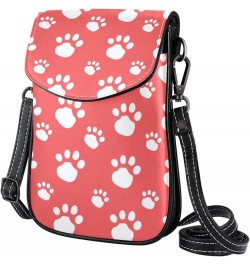 Crossbody Bags for Women,Crossbody Bag Men,Small Sling Bag,Animal Paw Print Pattern Wild Animal,Crossbody Purse $11.85 Crossb...