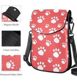 Crossbody Bags for Women,Crossbody Bag Men,Small Sling Bag,Animal Paw Print Pattern Wild Animal,Crossbody Purse $11.85 Crossb...