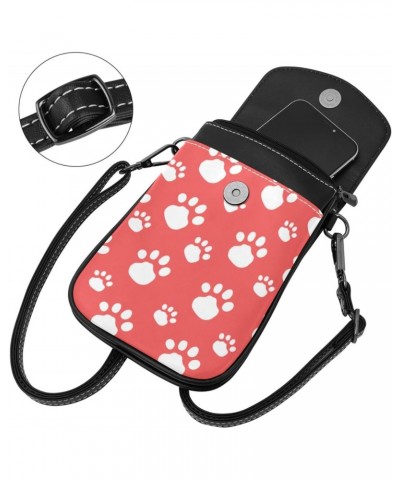 Crossbody Bags for Women,Crossbody Bag Men,Small Sling Bag,Animal Paw Print Pattern Wild Animal,Crossbody Purse $11.85 Crossb...