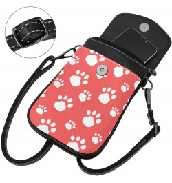 Crossbody Bags for Women,Crossbody Bag Men,Small Sling Bag,Animal Paw Print Pattern Wild Animal,Crossbody Purse $11.85 Crossb...