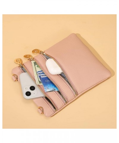 Crossbody Bag for Women Slim Shoulder Handbag Small Cell Phone Pouch Mini Bag Lt Green $11.02 Shoulder Bags