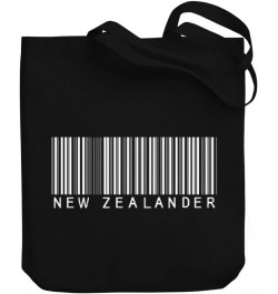 New Zealander Top Barcode Canvas Tote Bag 10.5" x 16" x 4 $22.79 Totes