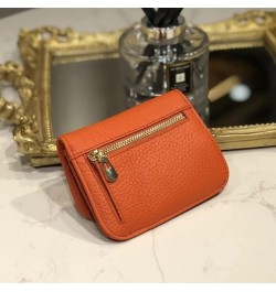 Leather Small Wallet Women Solid Card Holders Hasp Money Bag Short Zipper high Capacity Wallets and Purses (Color : A, Size :...