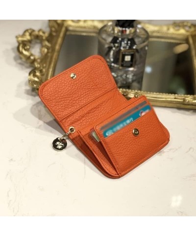 Leather Small Wallet Women Solid Card Holders Hasp Money Bag Short Zipper high Capacity Wallets and Purses (Color : A, Size :...