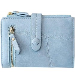 Holder Small Short Women Mini Purses Female Wallets Card Coin Fold Purse Money Wallet Phi Phone Wallet Blue-0 $10.87 Wallets