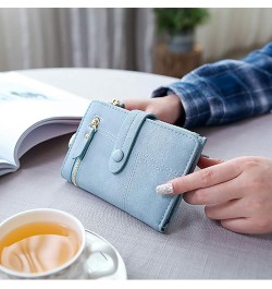 Holder Small Short Women Mini Purses Female Wallets Card Coin Fold Purse Money Wallet Phi Phone Wallet Blue-0 $10.87 Wallets