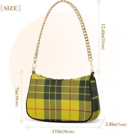 Women Handbag Purses Dark Tartan Plaid Chain Shoulder bag Chain Clutch Tote Handbags Hobo Shoulder Bag Pattern 291 $17.39 Sho...