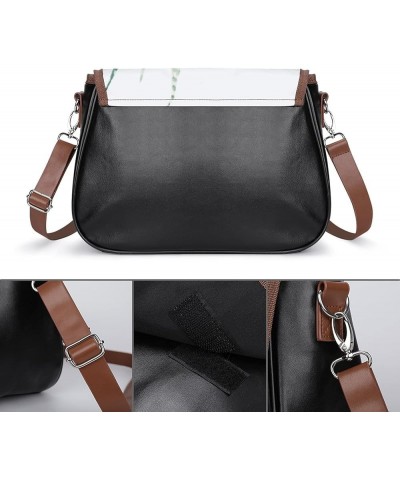 Leather Hobo Bags Women's Crossbody Shoulder Bag Classic City Top Handle Satchels Horse Running Sunset Color2 $26.39 Hobo Bags