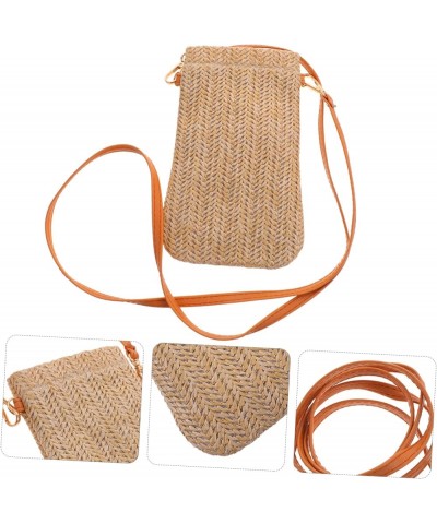 2pcs Coin Purse Straw Purses and Handbags for Women Beach Essentials for Vacation Mini Straw Handbag Woven Purses for Women B...