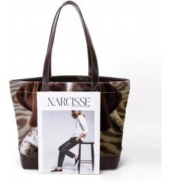 The Tote Bag For Women,Tote Bag With Zipper,Canvas Tote Bag,Black White Dog Handbags $25.87 Totes