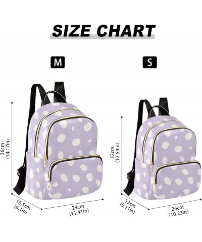 Minimalist Colored Dot Print Pattern Women's Backpack Wallet Casual Small Backpack Fashion Women's Travel Bag School Backpack...