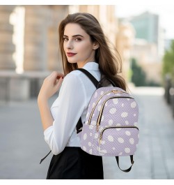 Minimalist Colored Dot Print Pattern Women's Backpack Wallet Casual Small Backpack Fashion Women's Travel Bag School Backpack...