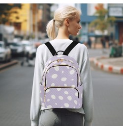 Minimalist Colored Dot Print Pattern Women's Backpack Wallet Casual Small Backpack Fashion Women's Travel Bag School Backpack...