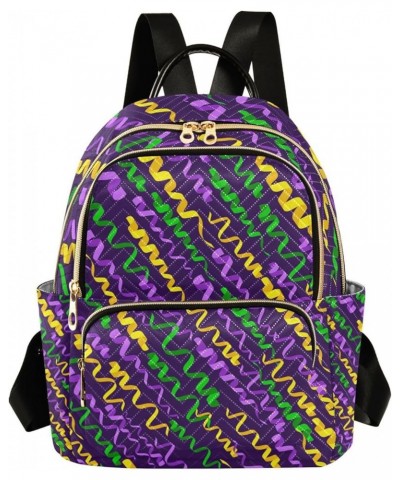 Mardi Gras Women Backpack Brazil Party Travel Bag Compact Daily Bag Small $18.59 Backpacks